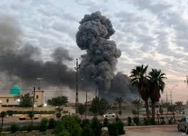 رويترز: انفجار ضخم بقاعدة يستخدمها الحشد الشعبي جنوبي بغداد