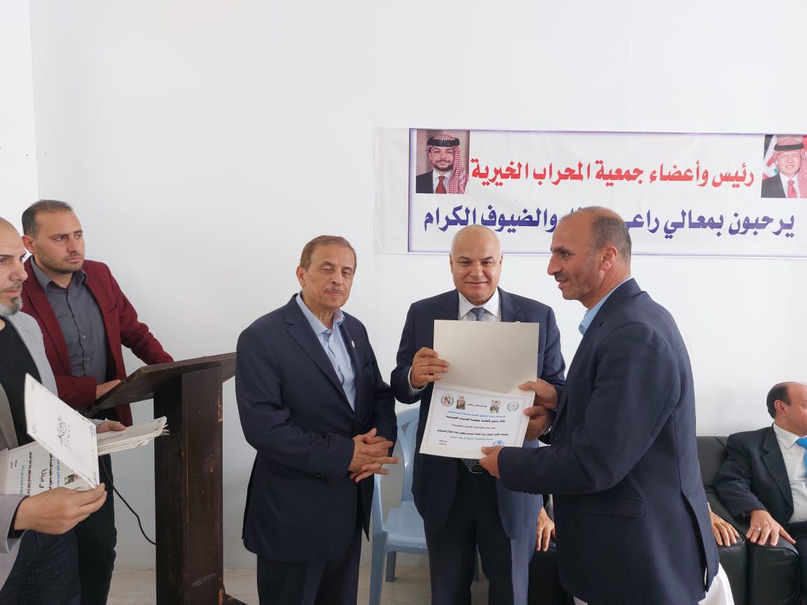 حزب تقدُّم يفتتح جمعية المحراب في مؤتة بمحافظة الكرك 