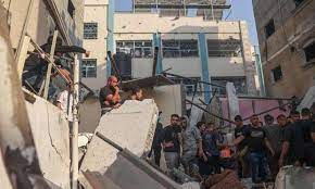 جيش الاحتلال يقصف مبنى لوكالة الأونروا وسط غزة