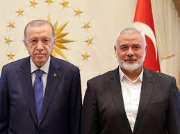 هنية يطلع أردوغان على قبول حماس بمقترح لوقف إطلاق النار