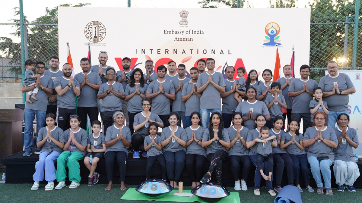 السفارة الهندية تحتفل باليوم العالمي لليوغا