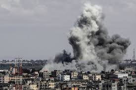 غارة إسرائيلية شرقي مدينة غزة