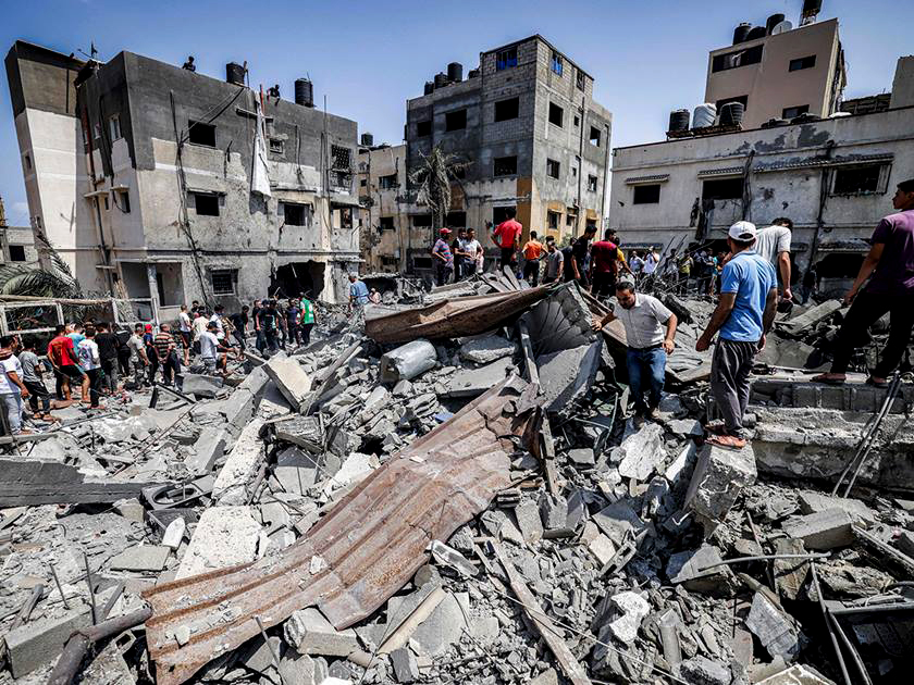 تسعة شهداء وعشرات الجرحى جراء قصف الاحتلال مناطق بقطاع غزة