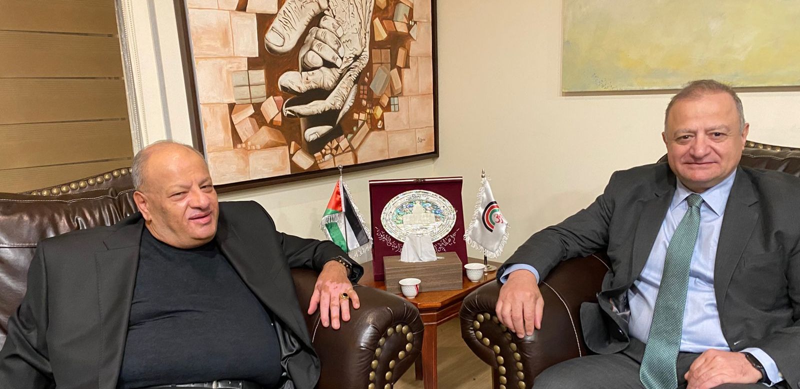 سماوي يلتقي السفير الجورجي مهرجان جرش يستضيف 