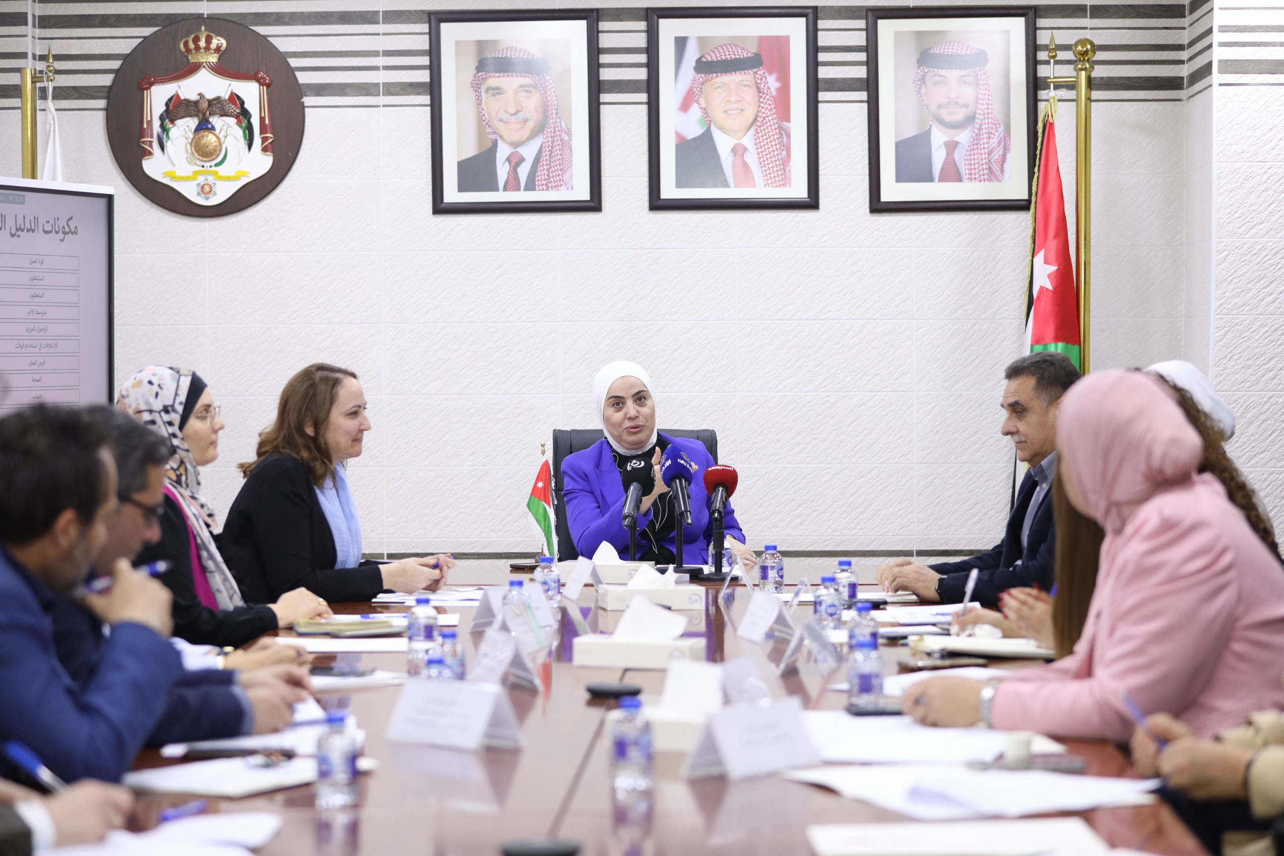  بني مصطفى: الدليل الوطني لتتبع مشاركة المرأة أحد المبادرات الأساسية في رؤية التحديث الاقتصادي