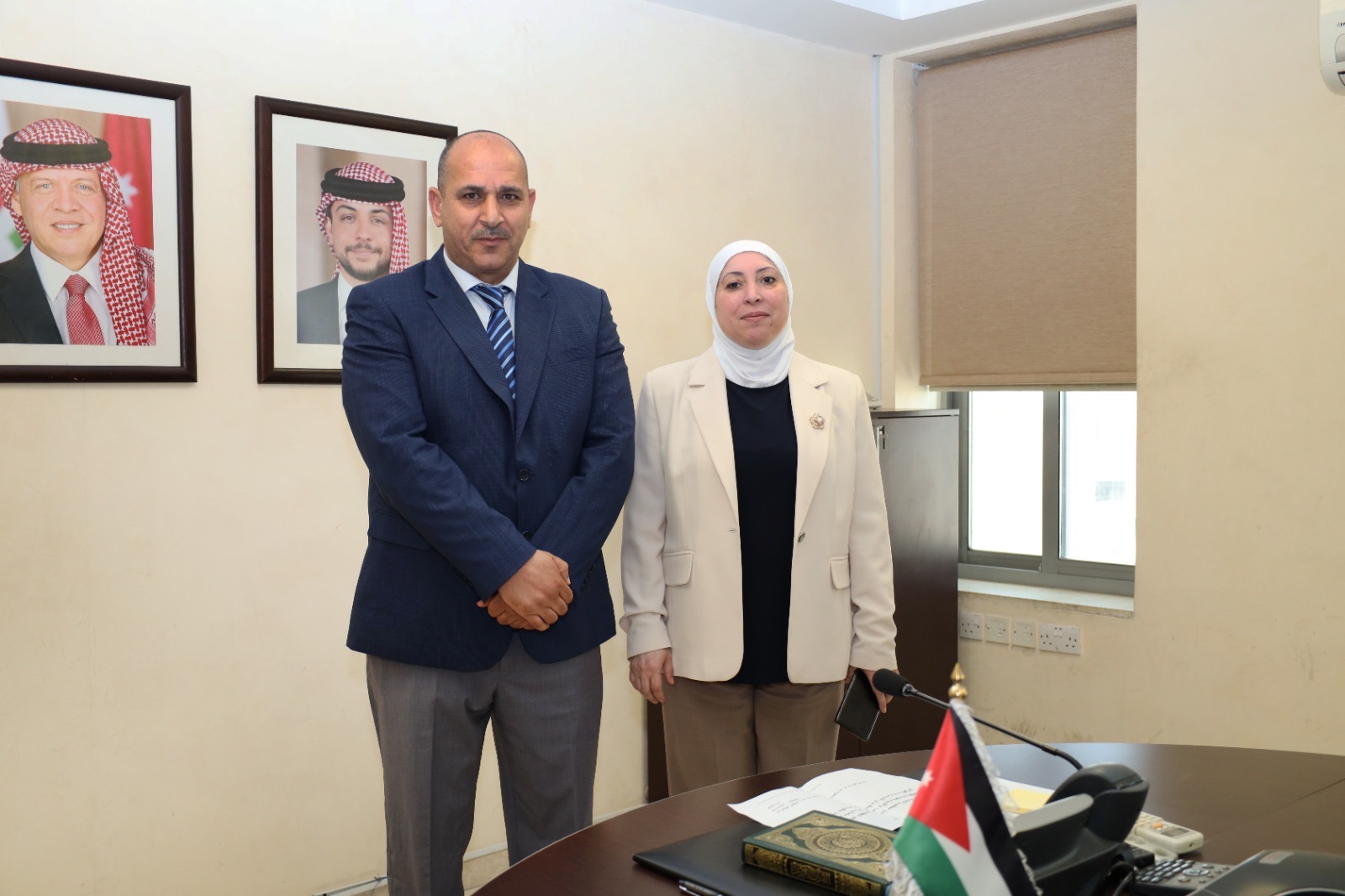 الخرابشة يؤدي اليمين القانونية أمام وزيرة النقل، مديرا عاما لهيئة تنظيم النقل البري
