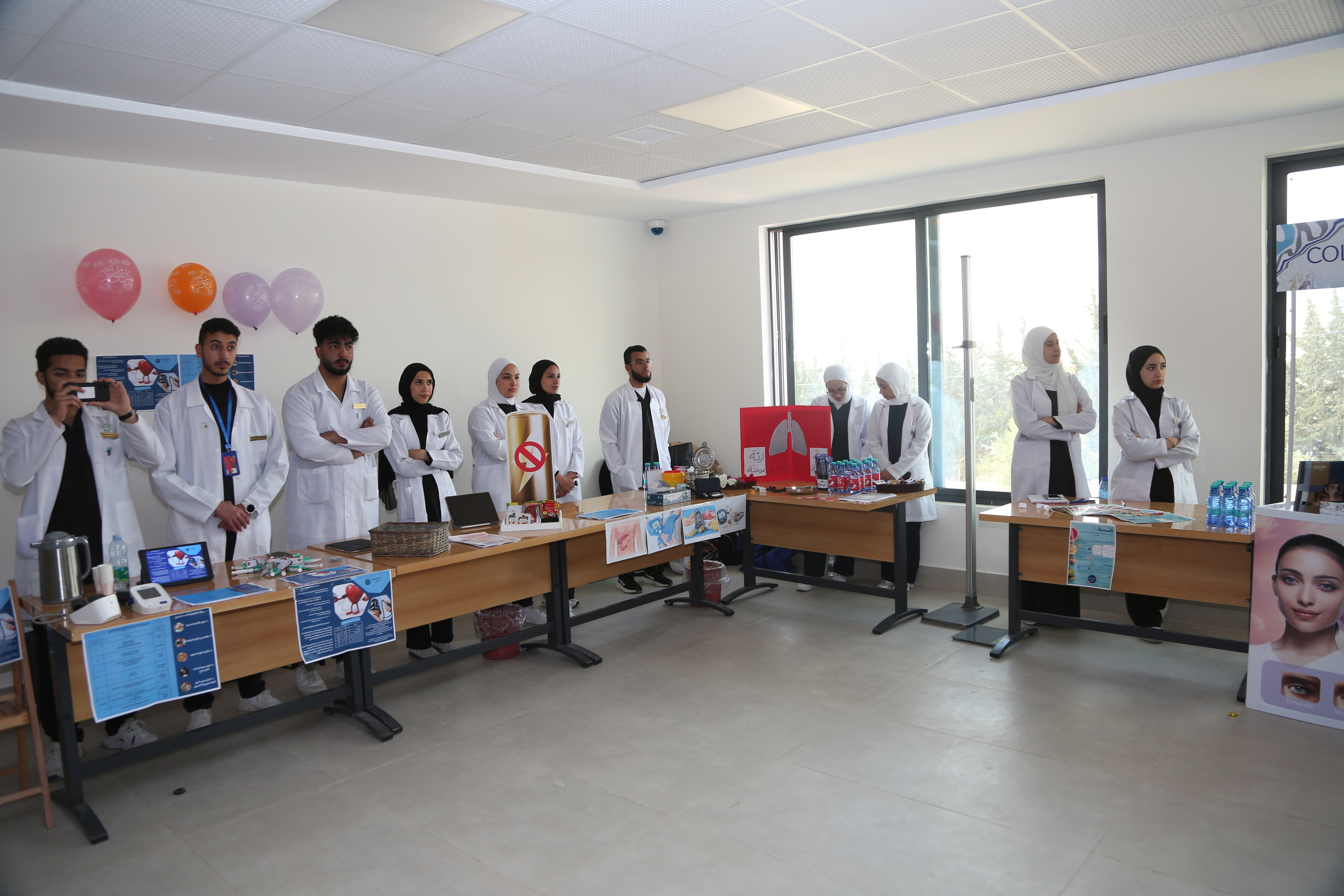 كلية التمريض في جامعة الزيتونة الأردنية تنظّم فعالية صحية توعوية بعنوان 