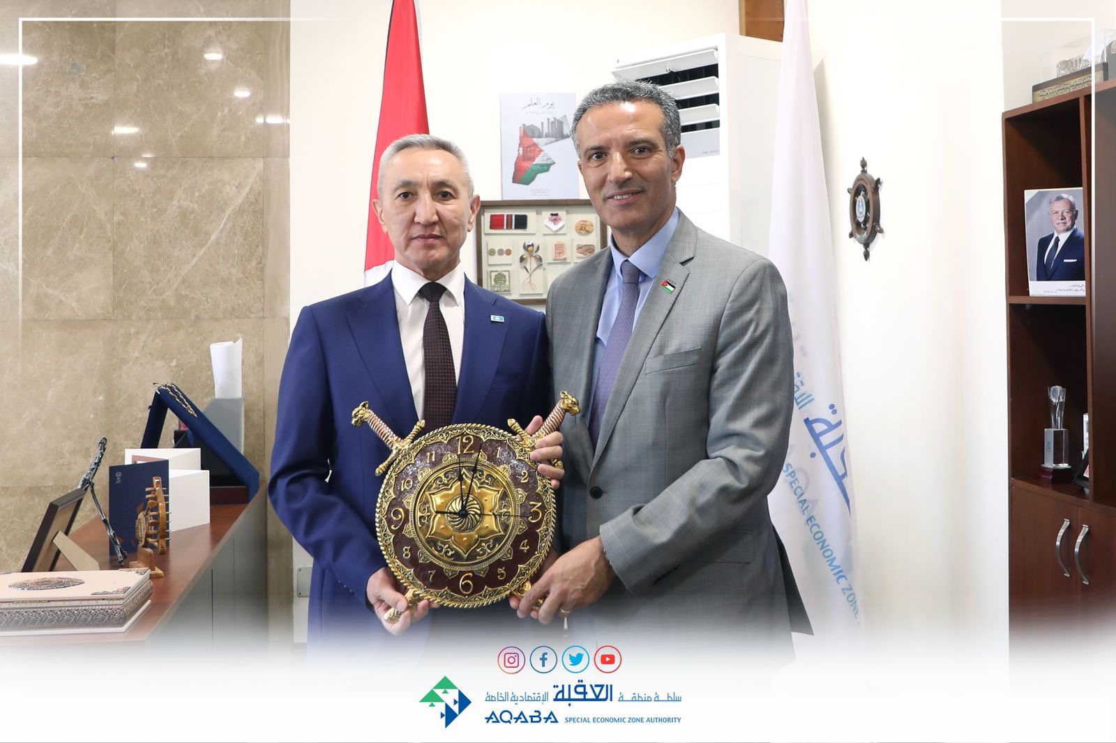 الفايز والسفير الكازخستاني في المملكة يبحثان سبل  تعزيز التعاون في كافة المجالات 