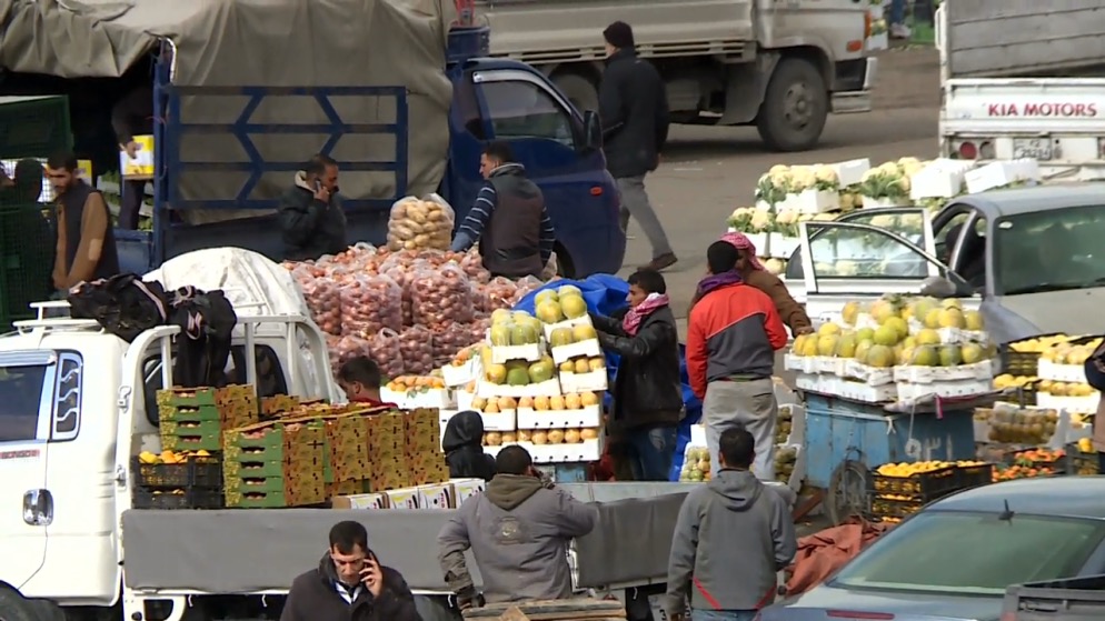 3828 طنا من الخضار والفواكه ترد للسوق المركزي اليوم