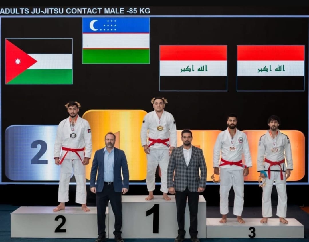 يمان وائل الجعفري يحصد فضية بطولة آسيا للجوجيتسو – وزن 85 كغم