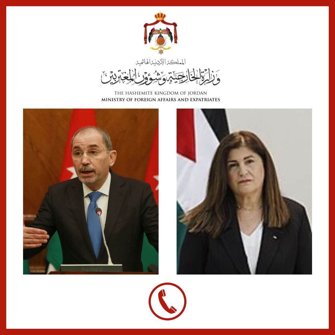 الأردن وفلسطين يؤكدان ضرورة وقف العدوان على غزة بشكل فوري