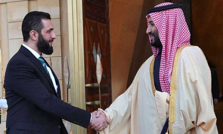 محمد بن سلمان والشرع يبحثان ترسيخ الأمن والاستقرار في سوريا