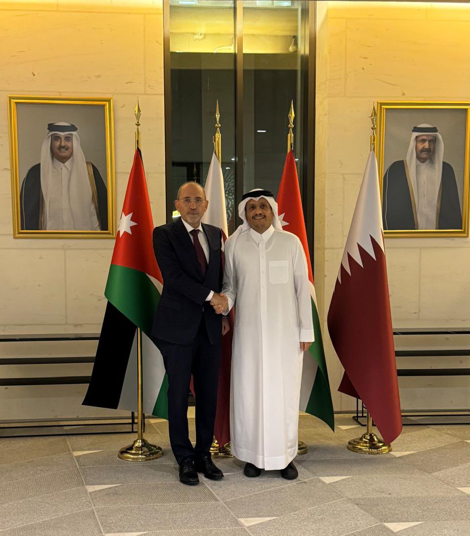 الأردن وقطر يبحثان تعزيز التعاون بين البلدين وقضايا إقليمية ودولية