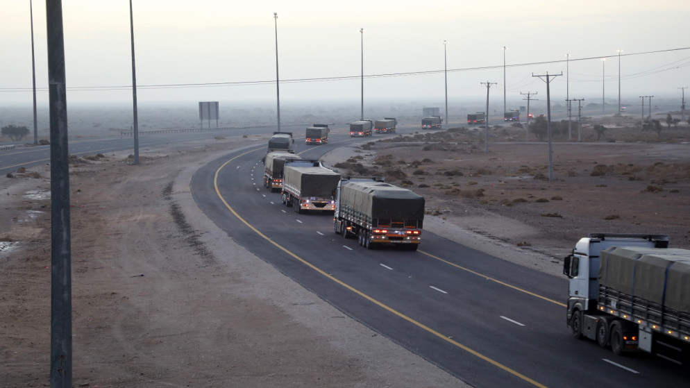 وصول قافلة المساعدات الأردنية إلى الجمهورية اليمنية