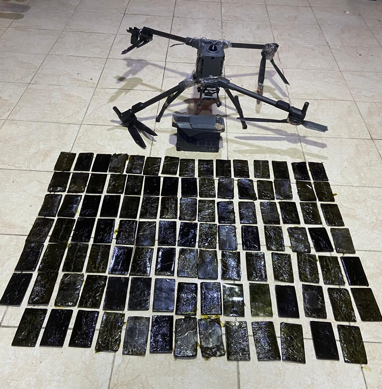 المنطقة العسكرية الجنوبية تحبط محاولة تهريب مواد مخدرة بواسطة طائرة مسيرة