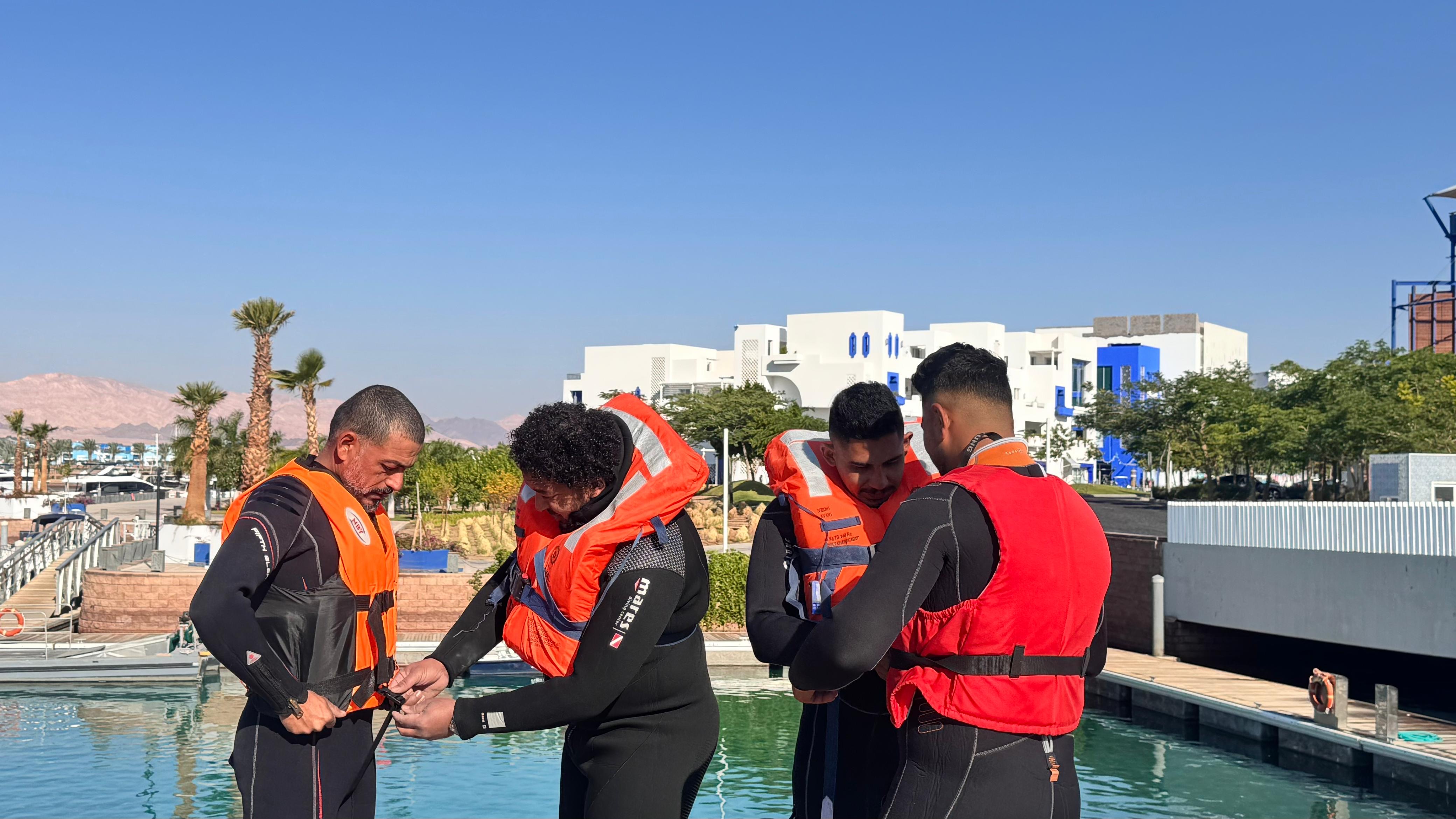 مرسى أيلة تعزّز السلامة البحرية عبر تدريبات عملية للعمل البحري الدولي