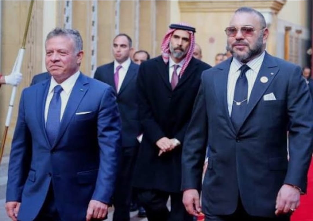 الملك يهنى عاهل المغرب بتتويج منتخب بلاده ببطولة كأس العرب