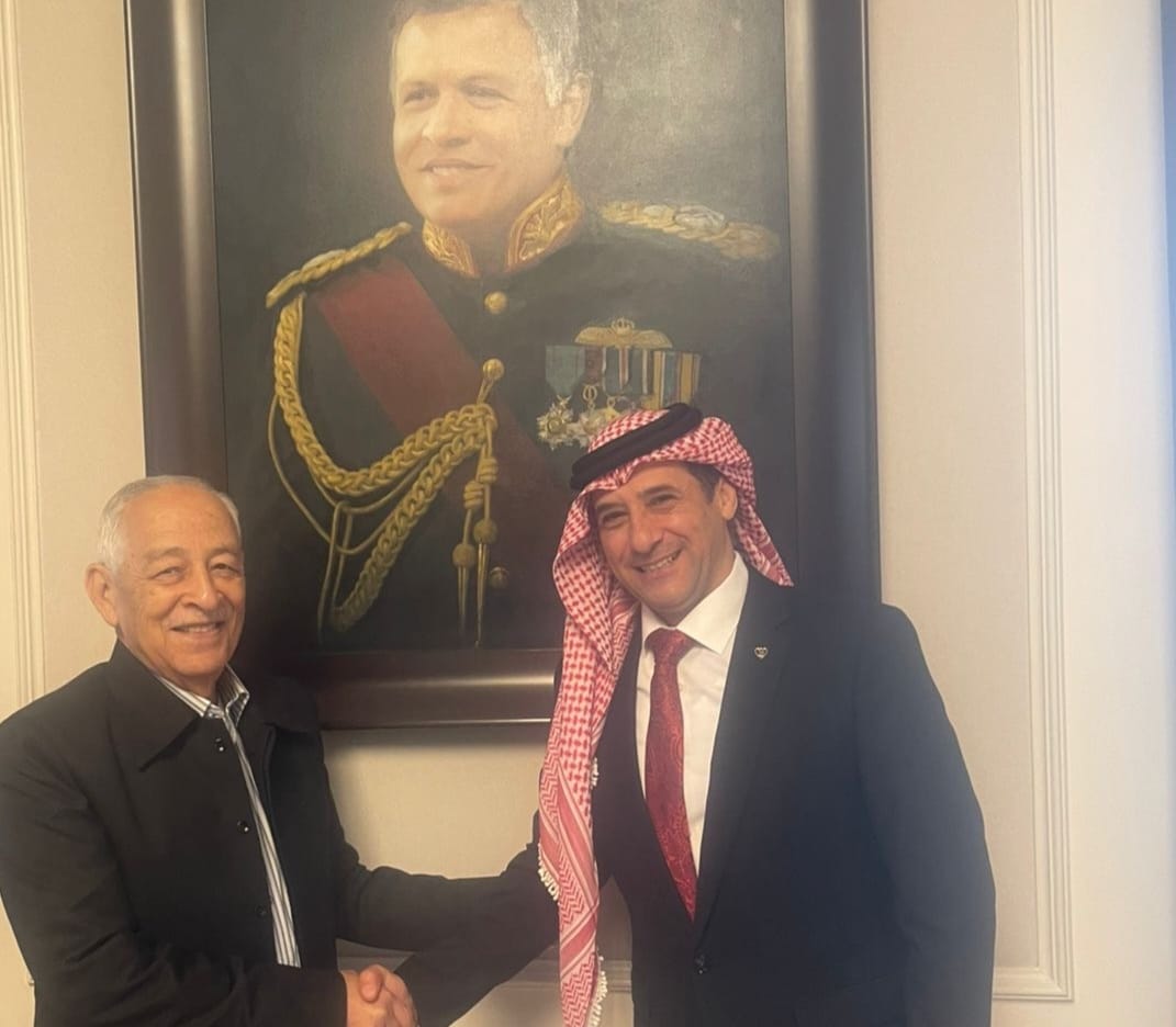 رسالة شكر وتقدير لرئيس الديوان الملكي الهاشمي العامر يوسف العيسوي