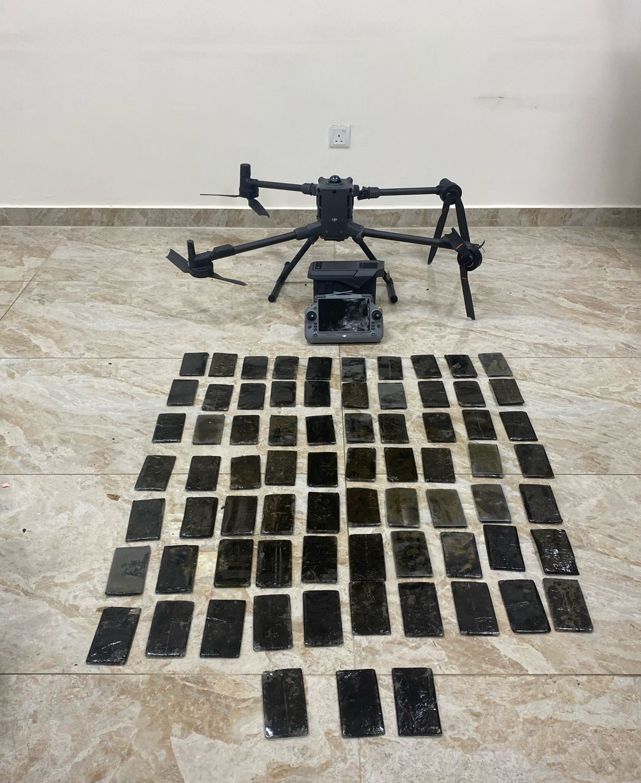 المنطقة العسكرية الجنوبية تحبط محاولة تهريب مواد مخدرة بواسطة طائرة مسيرة