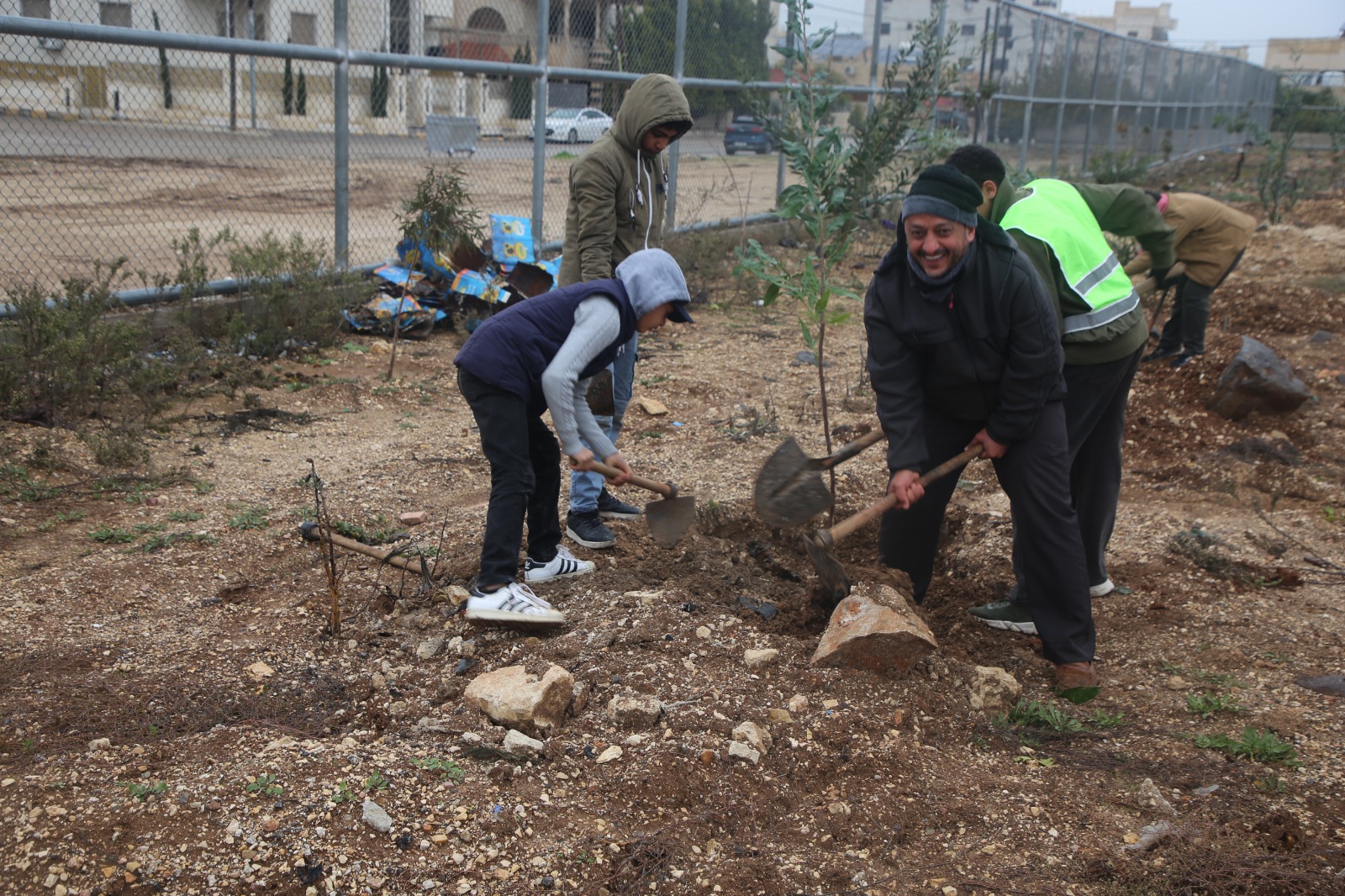 بلدية إربد تغرس 1000 شتلة بمناسبة عيد الشجرة