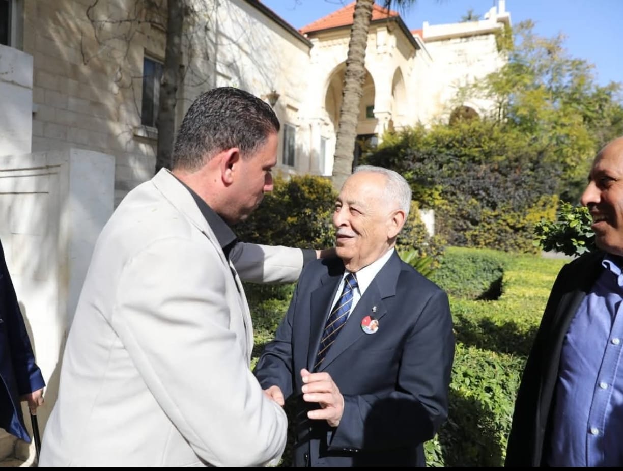 العيسوي يشكر الحوري على تنظيم مسيرة في دمشق بمناسبة عيد ميلاد الملك(صور)