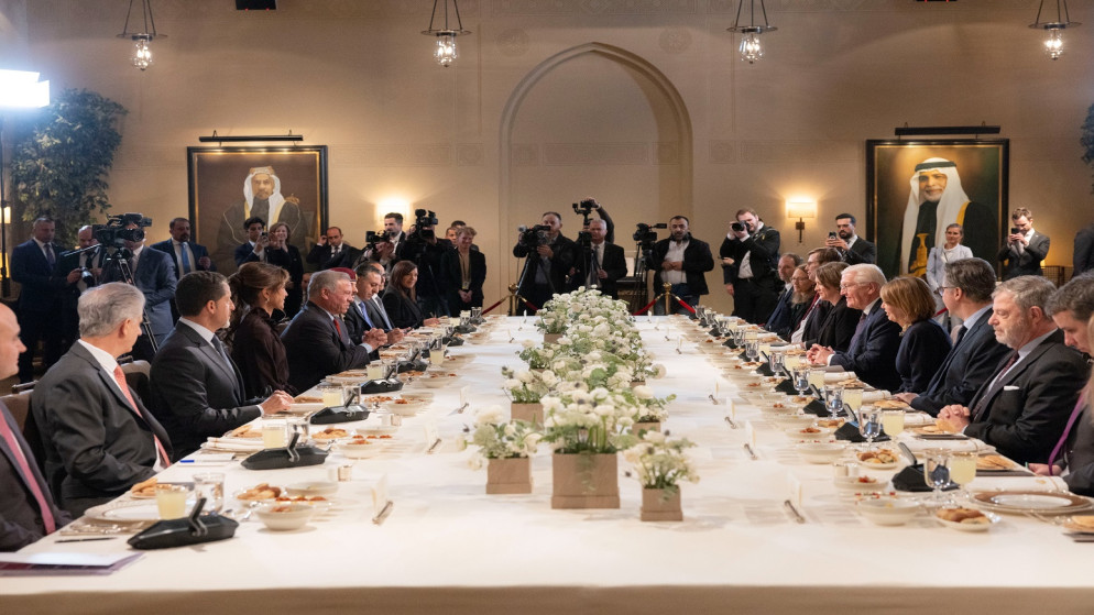 عاجل الملك والرئيس الألماني يبحثان في عمّان سبل توطيد التعاون ومستجدات المنطقة