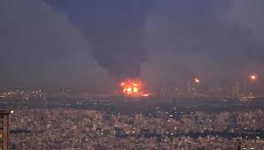 عاجل إيران.. حريق مجهول في منطقة برند قرب العاصمة