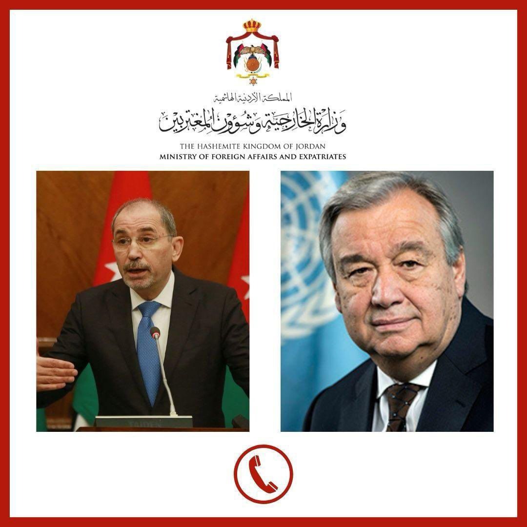 وزير الخارجية يبحث مع أمين عام الأمم المتحدة سبل تعزيز التعاون