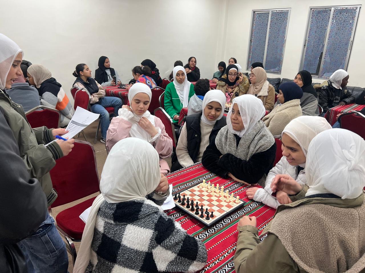 انطلاق بطولة الشطرنج الرمضانية في مراكز شابات سحاب والجيزة