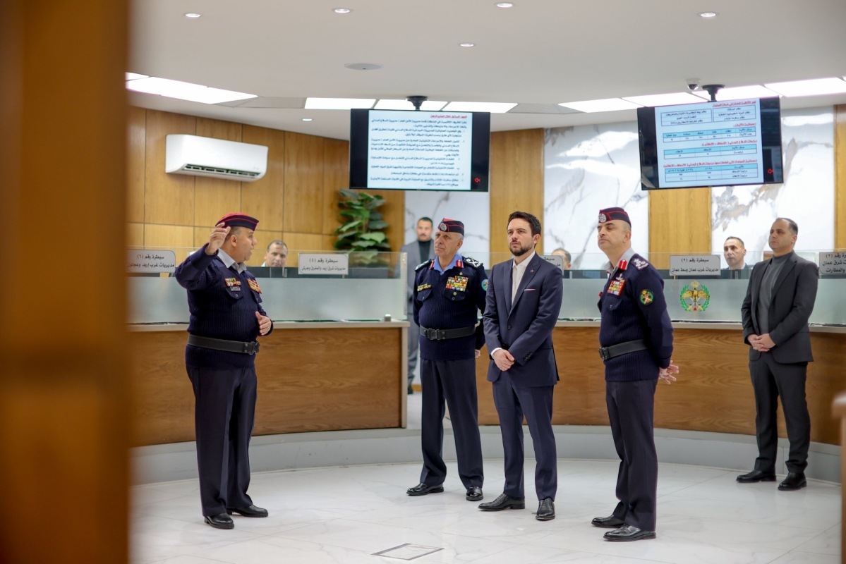 عاجل ولي العهد يزور مديرية الدفاع المدني