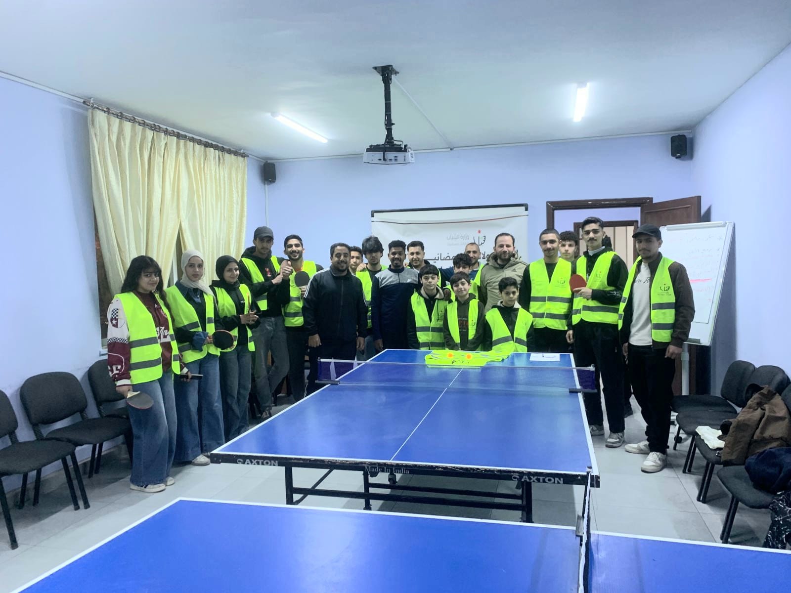 انطلاق منافسات المرحلة الثانية من بطولة تنس الطاولة في محافظة الزرقاء