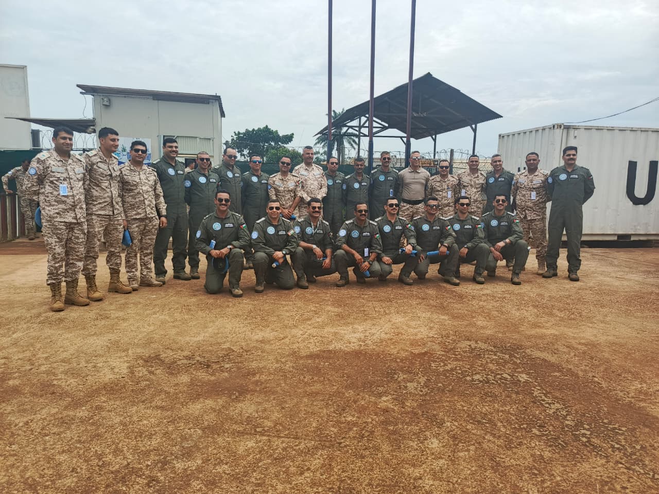 قوة واجب الطائرات العامودية الأردنية الكونغو (2) تحتفل بعيد الفطر