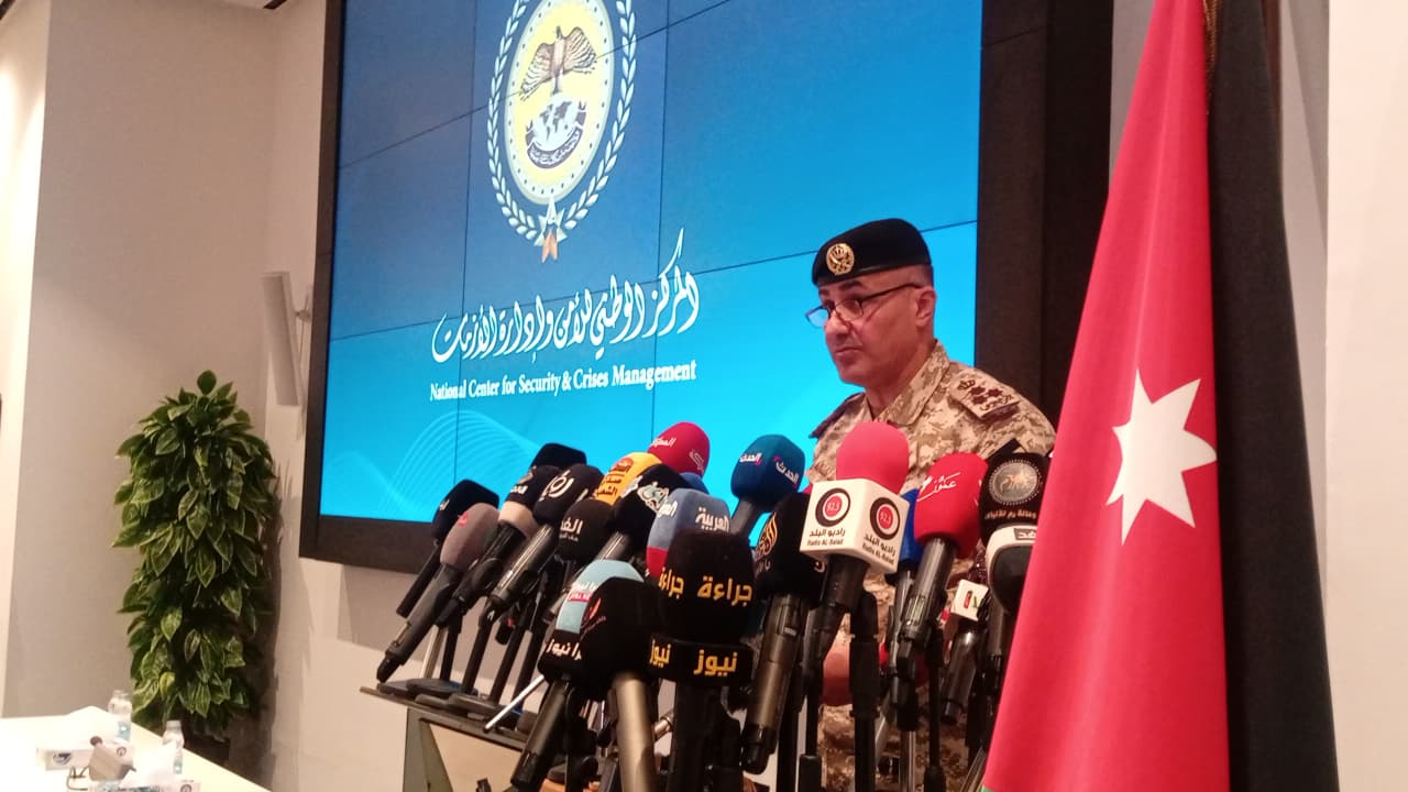 اعتراض 261 صاروخا ومسيّرة من أصل 281 استهدفت الأردن