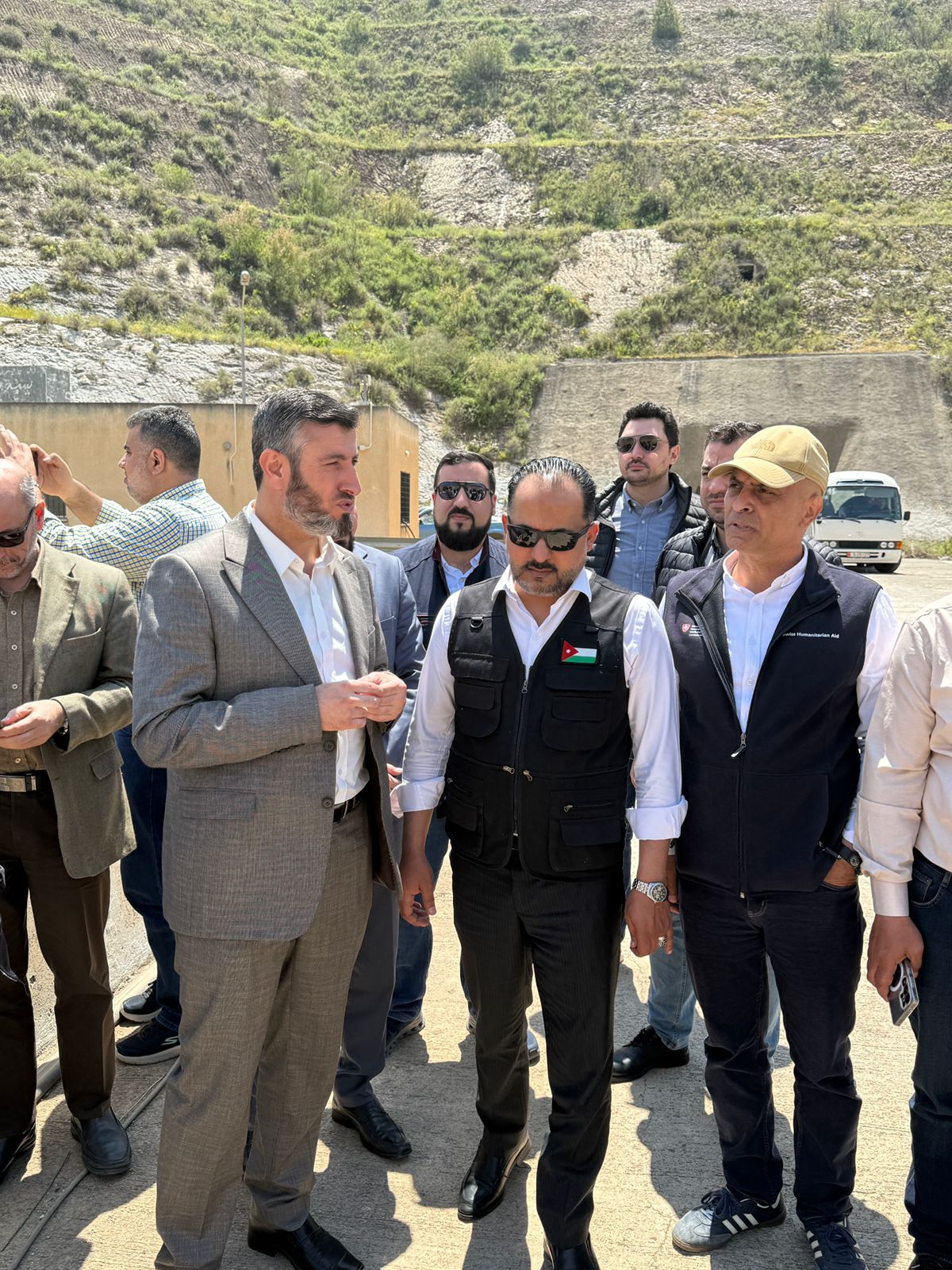 اللجنة الفنية الأردنية السورية للمياه تزور حوض اليرموك في الجانب الأردني