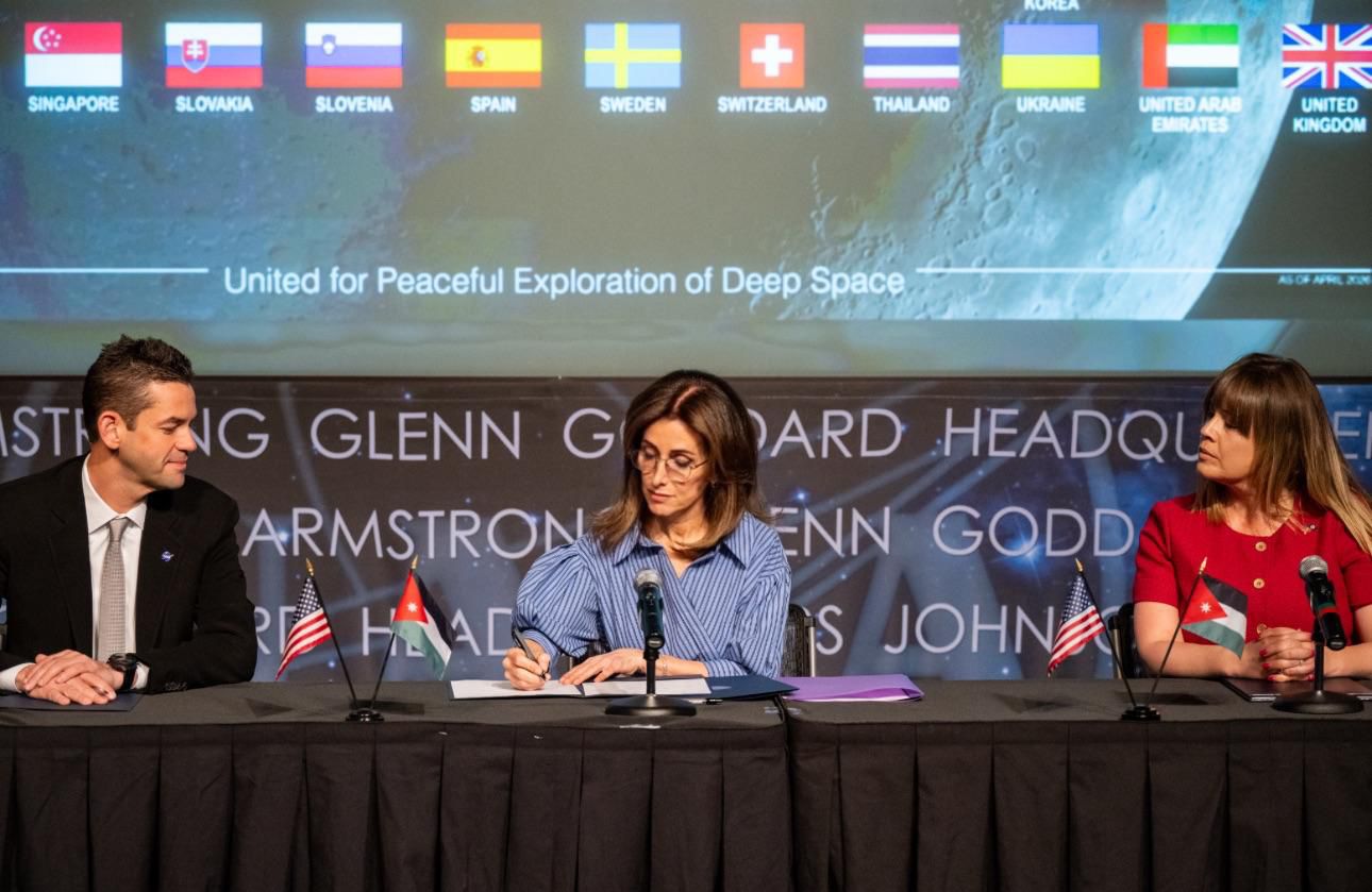 الأردن ينضم إلى اتفاقات أرتيمس لاستكشاف الفضاء