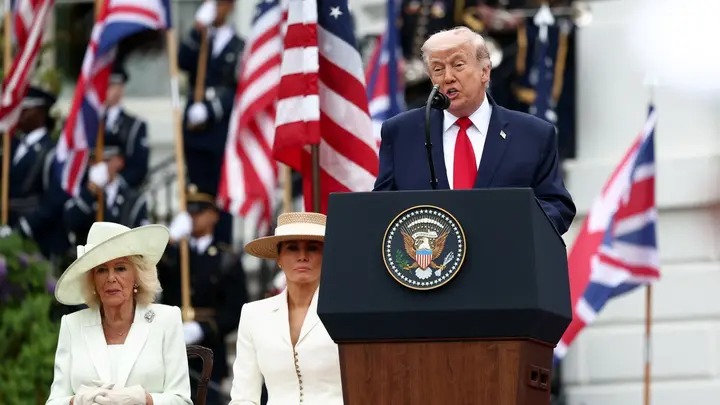 ترامب بحضور الملك تشارلز: ما من صديق أقرب لنا من بريطانيا