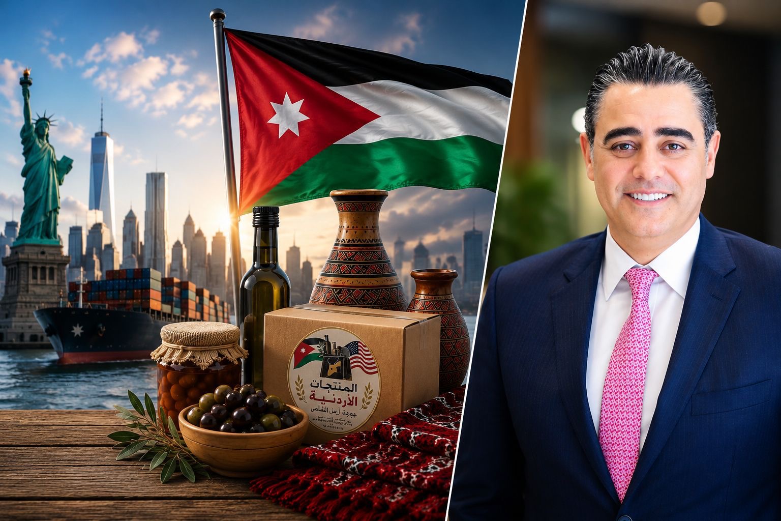 المحارمة يدعم مبادرة أردنية في أمريكا .. إيصال المنتج الأردني إلى العالمية عبر مونديال 2026